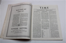 1930 Bobby Jones Time Magazine - September 22nd