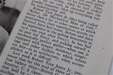 1930 Bobby Jones Time Magazine - September 22nd
