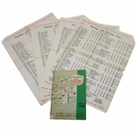 1956 Masters Spectator Guide & Pairing Sheets