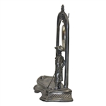 Golfer Pocket Watch Stand With Mesh Ball Display Watch