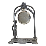Golfer Pocket Watch Stand With Mesh Ball Display Watch