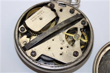 Golfer Pocket Watch Stand With Mesh Ball Display Watch