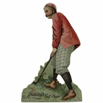 1896 AG Spalding & Bros Golf Player Die Cut Ad Stand Up Card 