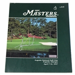 Tiger Woods Signed 1997 Masters Tournament Journal UDA #SHO048633