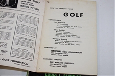 Three (3) Books - The Golf Secret, How To Be A Better Woman Golfer, & How To Improve Your Golf