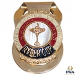 Bernhard Langers 1991 Ryder Cup Kiawah Island Gold Tone Money Clip