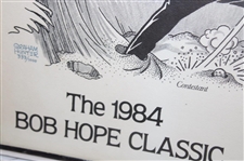 1984 Bob Hope Classic Anniversary Cartoon LTD ED #333/1000 By Artist Graham Hunter - Framed