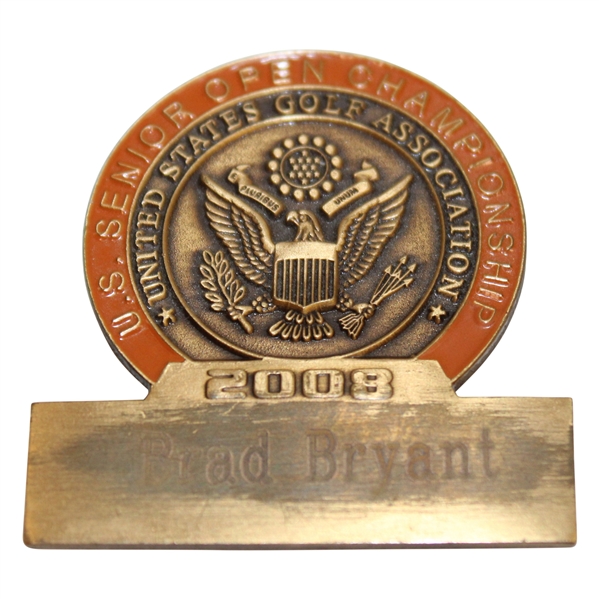 Brad Bryant’s 2008 US Senior Open at Broadmoor Contestant Badge