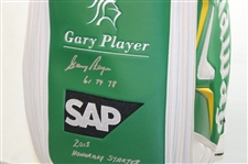 Gary Player Signed 2013 Callaway Masters Starter Golf Bag w/Years Won & '2013 Honorary Starter' JSA ALOA