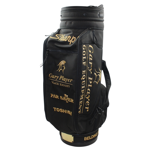 Gary Players Personal Black Knight Golf Equipment Par Saver/Toshiba/Sharpie Belding Golf Bag