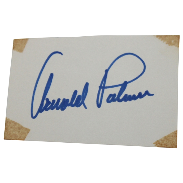 Arnold Palmer Signed Cut Card BECKETT #AE05045