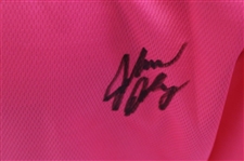 John Daly Signed Pink Collared Golf Shirt - Size XL JSA #WIT909484