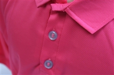 John Daly Signed Pink Collared Golf Shirt - Size XL JSA #WIT909484