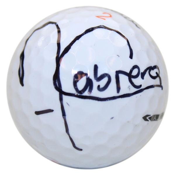 Angel Cabrera Signed Titleist Masters Logo Golf Ball - Rare JSA ALOA