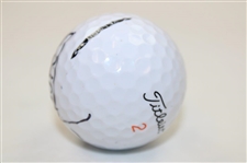 Angel Cabrera Signed Titleist Masters Logo Golf Ball - Rare JSA ALOA