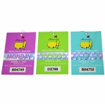 1997 Masters Tournament Monday, Tuesday & Wednesday Tickets - Tiger Win