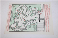 1985 Masters Tournament Official Scorecard w/Thursday, Saturday & Sunday Pairing Sheets