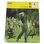 Gary Player Signed 1979 Oversize Sportscaster Card JSA ALOA