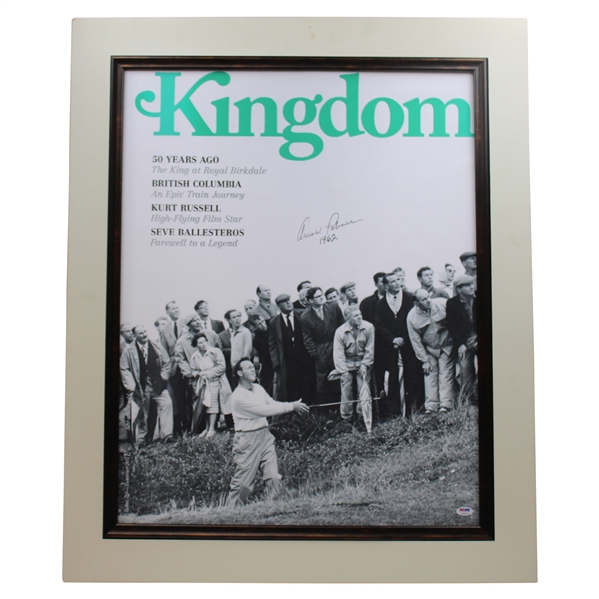 Arnold Palmer Signed Oversize Kingdom Magazine Cover Photo with 1962 PSA/DNA #UI4414