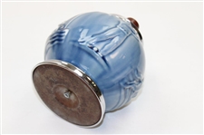 Circa 1920's Rookwood Golf & Other Sports Blue Cigarette Dispenser