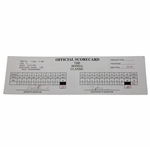 Payne Stewart & Paul Stankowski Signed 1999 Honda Classic Scorecard