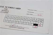 Payne Stewart & Paul Stankowski Signed 1999 Honda Classic Scorecard