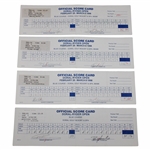 Norman, Cink, Duval & Five (5) Others Signed Doral Ryder Open Scorecards