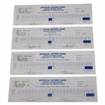Faldo, Azinger, Price & Five (5) Others Signed 1998 & 1999 Doral Ryder Open Scorecards
