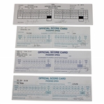 Watson, Daly, Singh & Five (5) Others Signed Phoenix Open Scorecards - Various Years