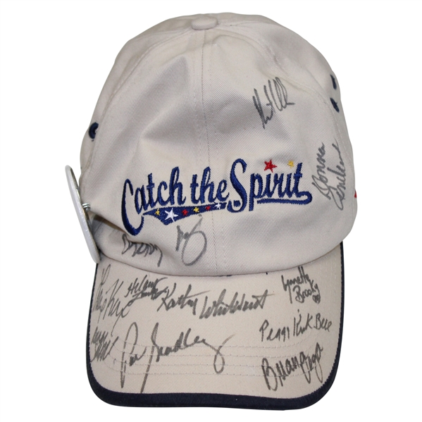 Catch The Spirit USGA Hat Signed By Multiple LPGA Players JSA ALOA
