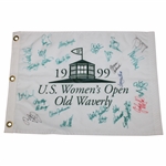Multi Signed 1999 US Womens Open at Old Waverly Flag JSA ALOA