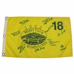 LPGA Founders & Others Signed 2000 US Womens Open at Merit Club Yellow Flag JSA ALOA