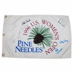 Sorenstam, Berg & Six Others Signed 1996 US Womens Open at Pine Needles Flag JSA ALOA
