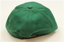 Phil Mickelson Signed Masters Tournament Green Strapback Hat JSA ALOA