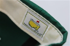 Phil Mickelson Signed Masters Tournament Green Strapback Hat JSA ALOA