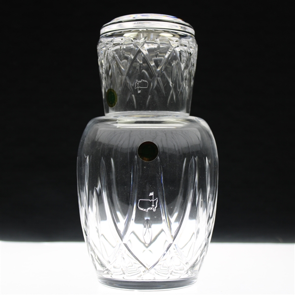 2004 Augusta National Golf Club Ltd Ed Employee Masters Gift Crystal Bedside Decanter in Box with Card