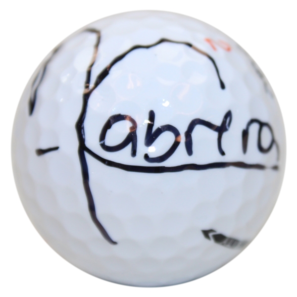 Angel Cabrera Signed Titleist Masters Logo Golf Ball JSA ALOA