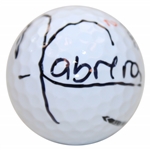 Angel Cabrera Signed Titleist Masters Logo Golf Ball JSA ALOA