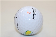 Angel Cabrera Signed Titleist Masters Logo Golf Ball JSA ALOA