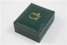 Masters Tournament Silk Lt Blue Logo Cuff Links in Original Box - Made in Italy