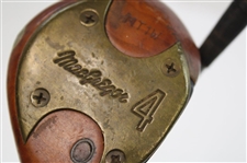 Brad Bryant's Personal Macgregor Tourney MT1W 3-Wood - No Grip & MT1W 4-Wood