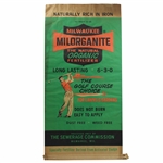 Mid-Century Milwaukee Fertilizer Unused Packaging w/Golf Theme Color Graphics - “The Golf Course Choice”