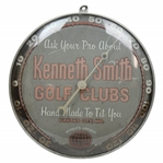 Vintage Kenneth Smith Golf Clubs Thermometer Ad