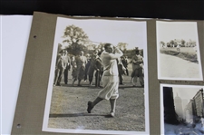 Henry Cotton's Personal Scrapbook Pages w/ Handcaptioned 1930-31 Dutra, Whitcome & Cotton Original Photos