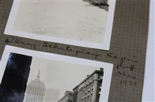 Henry Cotton's Personal Scrapbook Pages w/ Handcaptioned 1930-31 Dutra, Whitcome & Cotton Original Photos