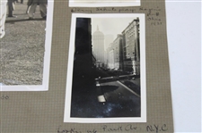 Henry Cotton's Personal Scrapbook Pages w/ Handcaptioned 1930-31 Dutra, Whitcome & Cotton Original Photos