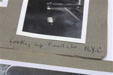 Henry Cotton's Personal Scrapbook Pages w/ Handcaptioned 1930-31 Dutra, Whitcome & Cotton Original Photos