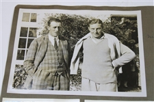 Henry Cotton's Personal Scrapbook Pages w/ Handcaptioned 1930-31 Dutra, Whitcome & Cotton Original Photos