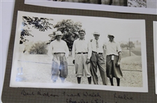 Henry Cotton's Personal Scrapbook Pages w/ Handcaptioned 1930-31 Dutra, Whitcome & Cotton Original Photos