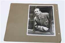 Henry Cotton's Personal Scrapbook Pages w/ Handcaptioned 1930-31 Dutra, Whitcome & Cotton Original Photos